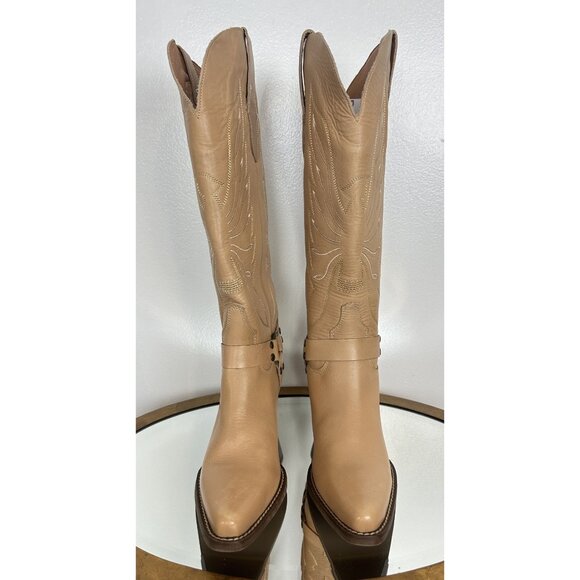 DINGO Heavens to Betsy Knee High Western Boot (Women) in Natural Size US 8 - Picture 4 of 9